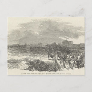 Easter Hunt with the Royal Stag Hounds Holiday Postcard