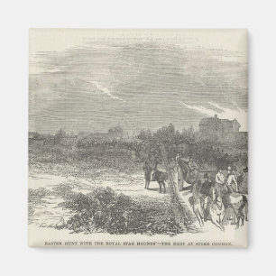 Easter Hunt with the Royal Stag Hounds Magnet