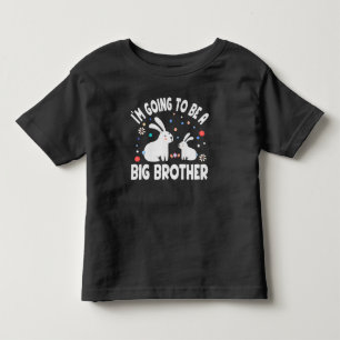 Easter I'm Going To Be A Big Brother, Bunny Easter Toddler T-Shirt