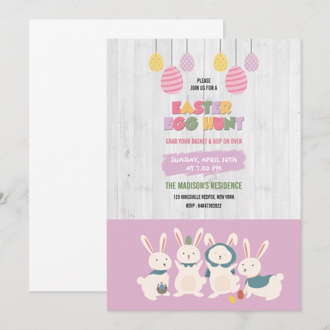 Easter Invitation (Front/Back)