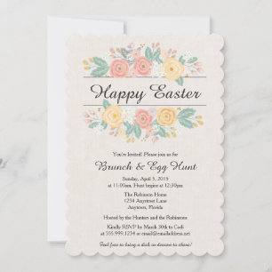Easter Invitation, Brunch, Easter Egg Hunt Invite