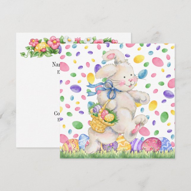 Easter Invitation (Egg Hunt) (Front/Back)