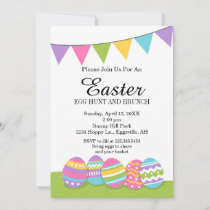 Easter Invitation for Egg Hunt or Brunch