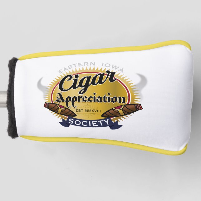Easter Iowa Cigar Appreciation Society Putter cove Golf Head Cover (Front)