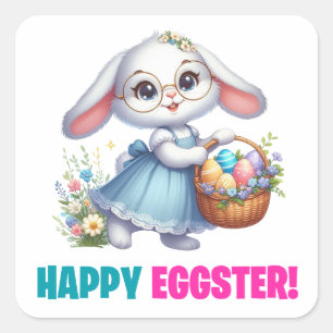 Easter is Coming - Easter Egg Hunt Square Sticker