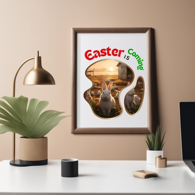 Easter is Coming - Easter Poster (Creator Uploaded)