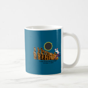 Easter island annular eclipse t shirt coffee mug