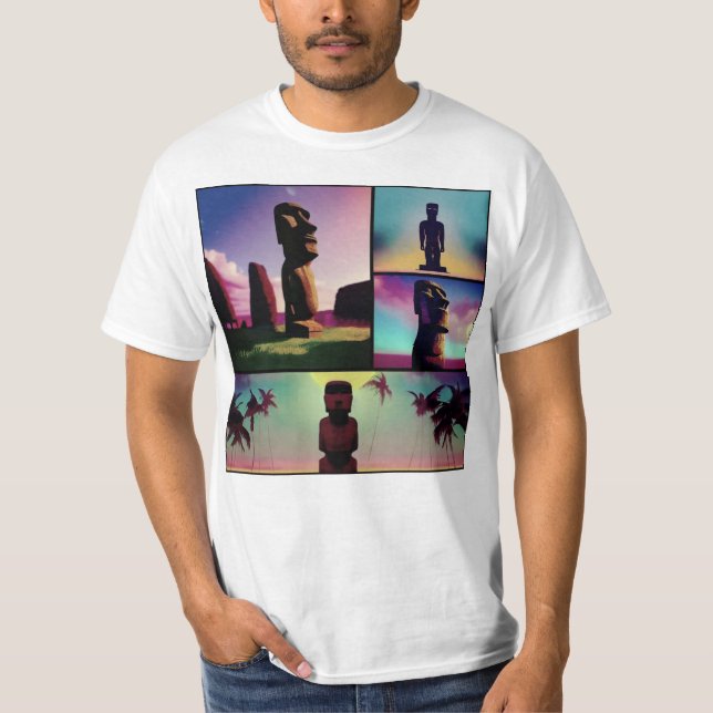 Easter Island Dudes T-Shirt (Front)