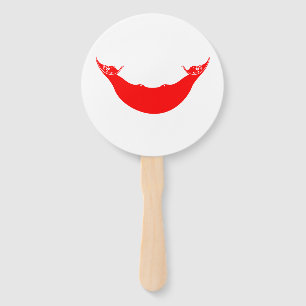 Easter Island Flag Hand Fan