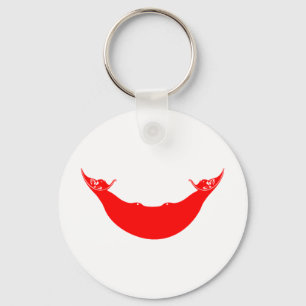 Easter Island Flag Key Ring