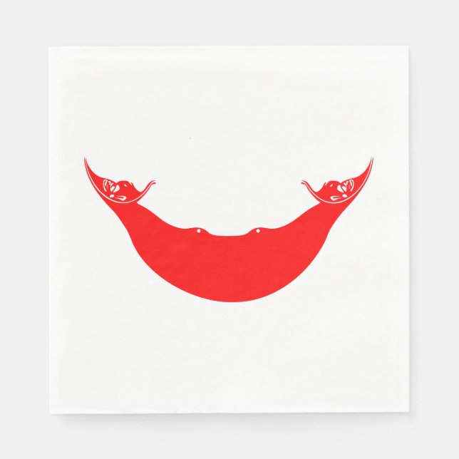 Easter Island Flag Napkin (Front)