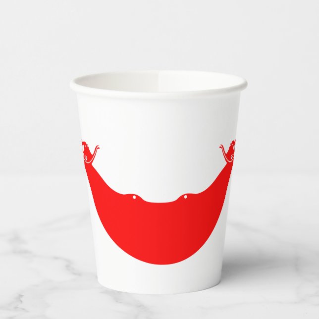 Easter Island Flag Paper Cups (Left)