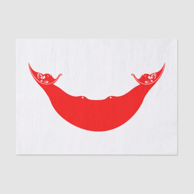 Easter Island Flag Tissue Paper (Front)