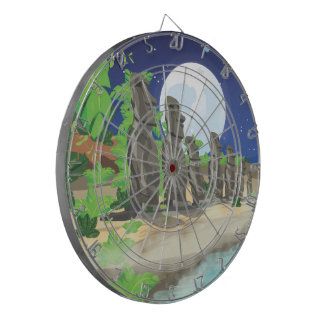 Easter Island Moai Dartboard