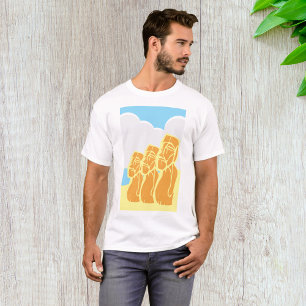 Easter Island Moai Heads Historic Site T-Shirt