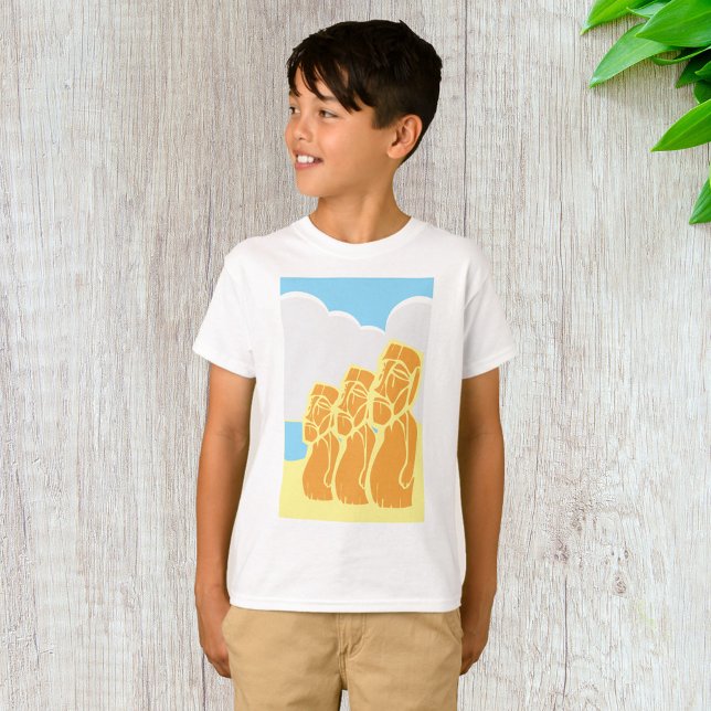 Easter Island Moai Statues T-Shirt (Creator Uploaded)
