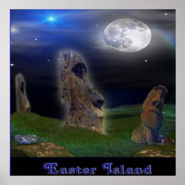 Easter Island Poster (Front)