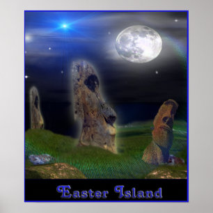 Easter Island poster