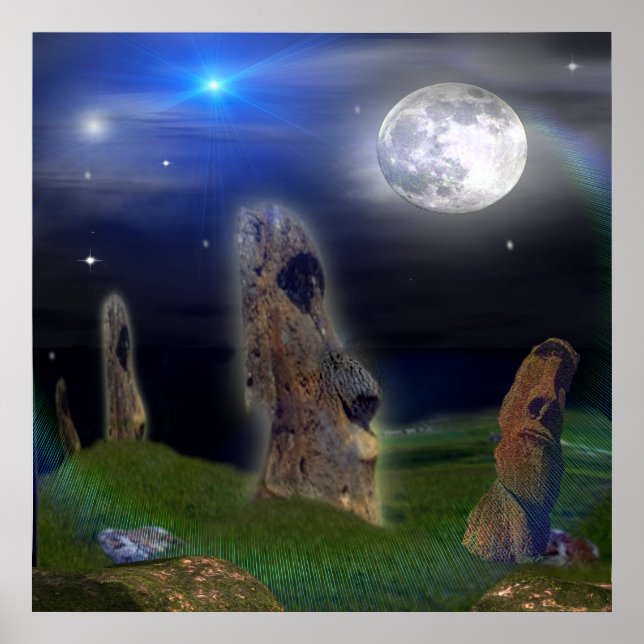Easter island poster (Front)