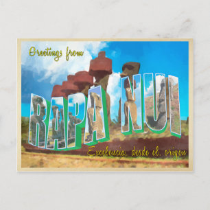 Easter island ( Rapa Nui ) Postcard