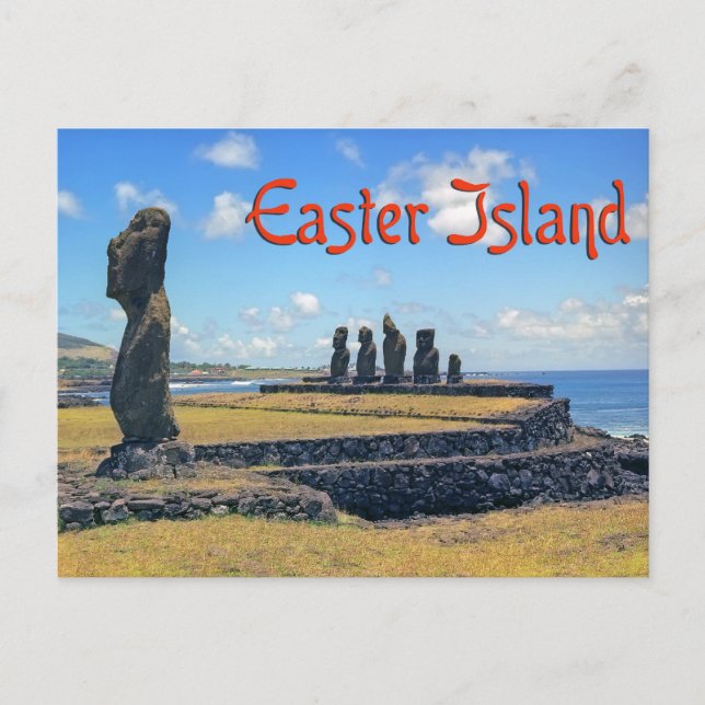 Easter island ( Rapa Nui) Postcard (Front)