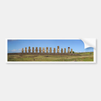 Easter Island Statues Bumper Sticker