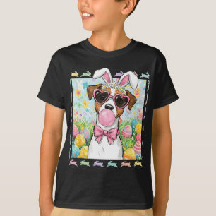 Easter Jack Russell Terrier Dog Mum Spring Easter T-Shirt