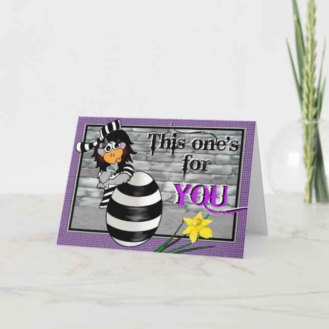 Easter Jailbird Card (Front)