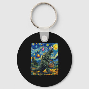 Easter japanese monster bunny ears egg kaiju van key ring