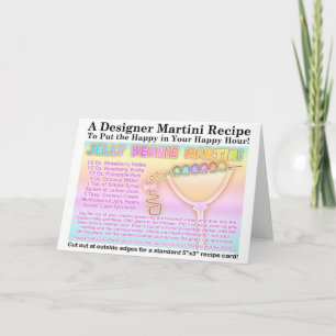 Easter Jelly Beanie Martini Recipe Cards