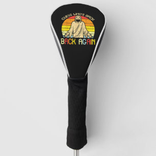 Easter Jesus Guess Whos Back Religious Christian Golf Head Cover