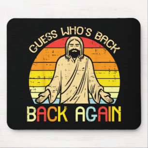 Easter Jesus Guess Whos Ck Religious Christian Wom Mouse Mat