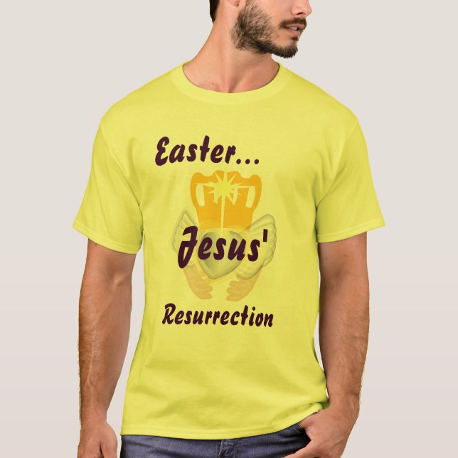 Easter Jesus' Resurrection-Customise T-Shirt (Front)