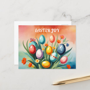 Easter Joy, Spring Postcard