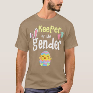 Easter Keeper Of The Gender Gender Reveal T-Shirt