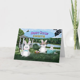EASTER - KIDS - SWEETIE BUNNY/FAMLY HOLIDAY CARD