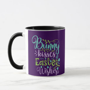 Easter kisses wishes mug