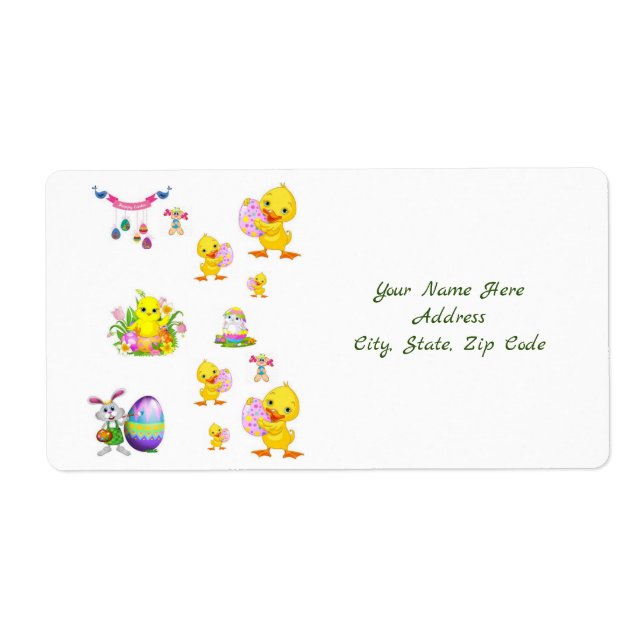 Easter Labels (Front)