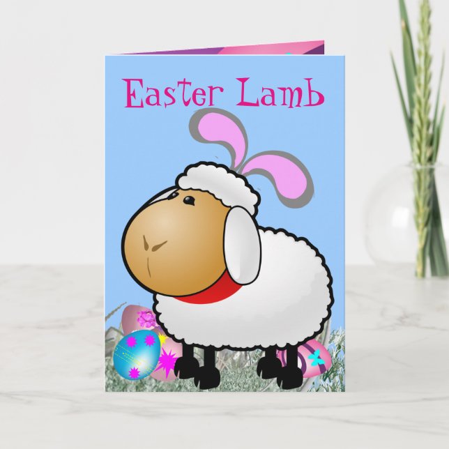 Easter Lamb Holiday Card (Front)