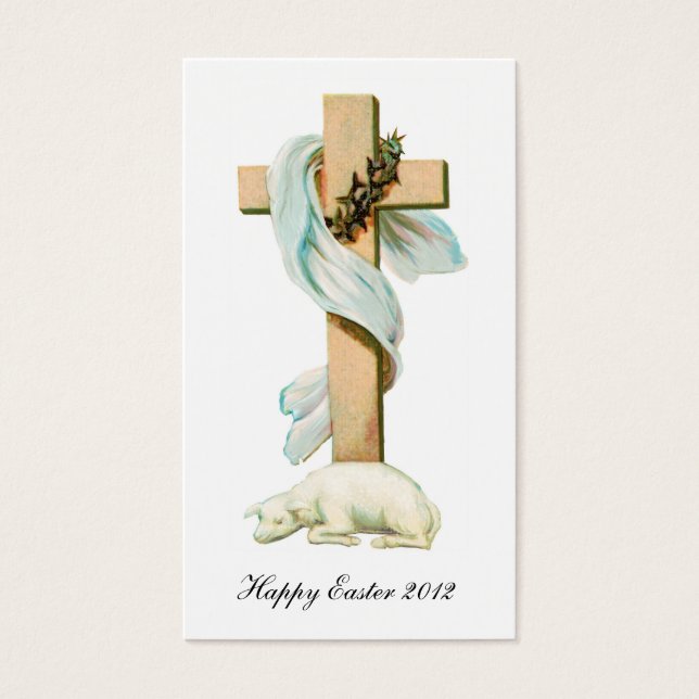 Easter Lamb Prayer Cards (Front)