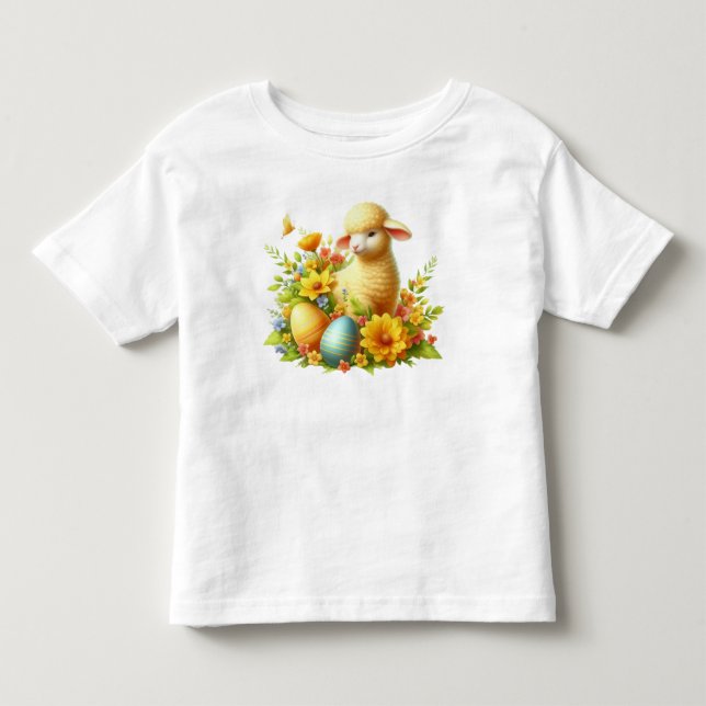Easter Lamb  Toddler T-Shirt (Front)