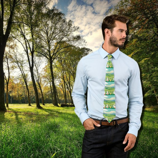 Easter landscape - fun tie (Creator Uploaded)