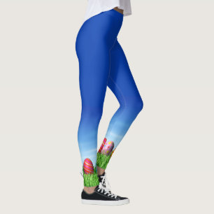EASTER Leggings Bunny Egg Yoga Pants Women's Girls
