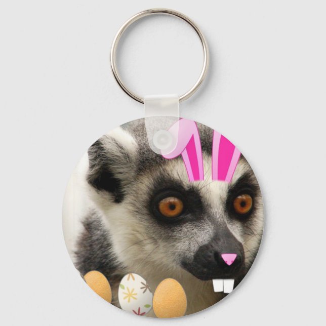 Easter Lemur Key Ring (Front)