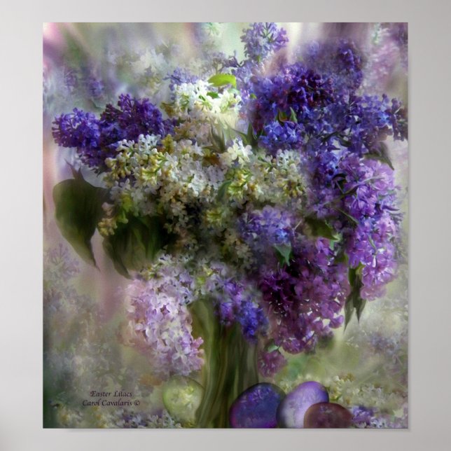 Easter Lilacs Art Poster/Print Poster (Front)