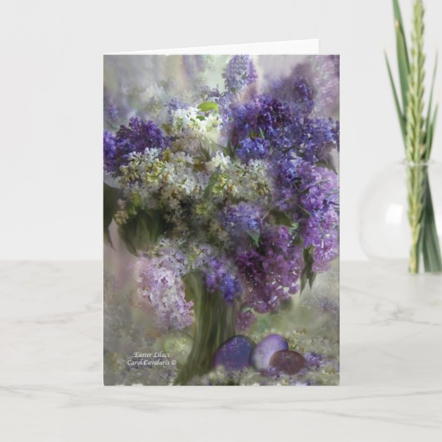 Easter Lilacs Card (Front)