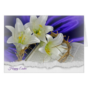 Easter Lilies with crown of thorns