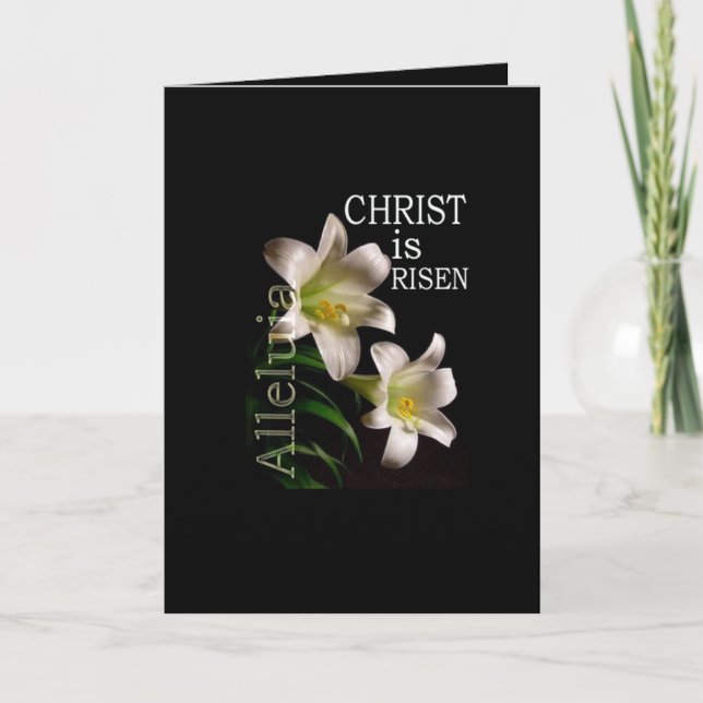 Easter lilly Greeting Card (Front)