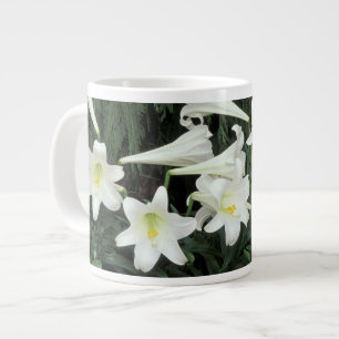 Easter Lily (Lilium regale) Large Coffee Mug