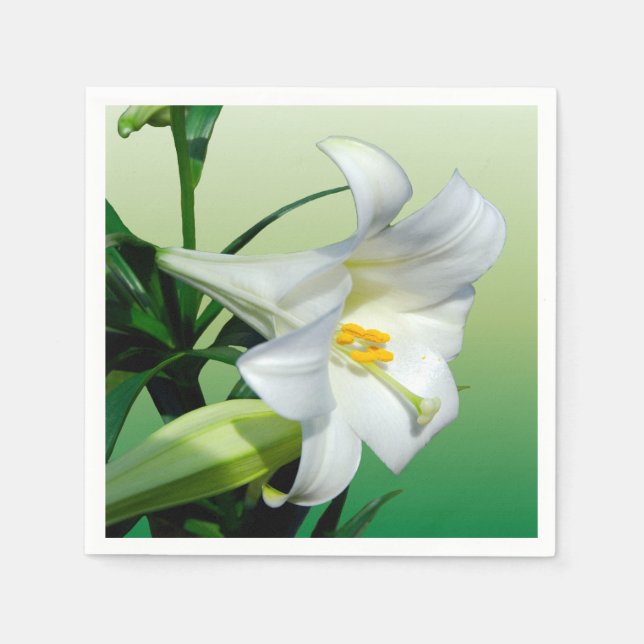 Easter Lily Napkin (Front)